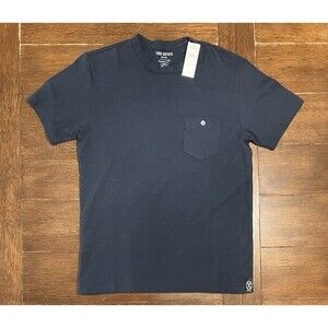 NWT Todd Snyder Homespun Slub Pocket Tee T-Shirt Size S Blue Short Sleeve USA